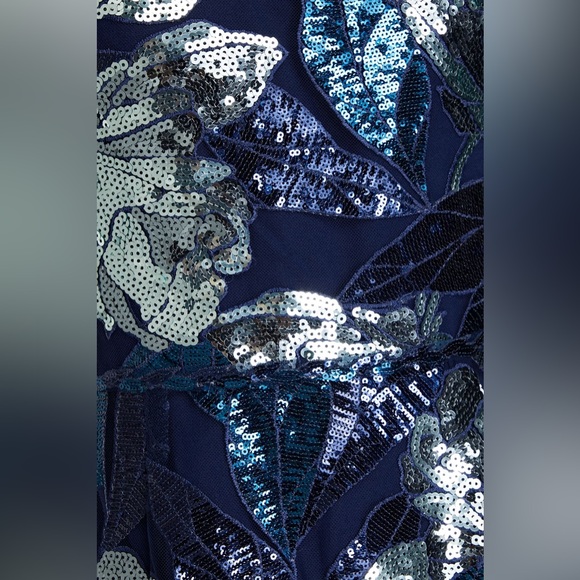 NWT Marchesa Notte Embellished tulle midi dress - 2 - Picture 7 of 10